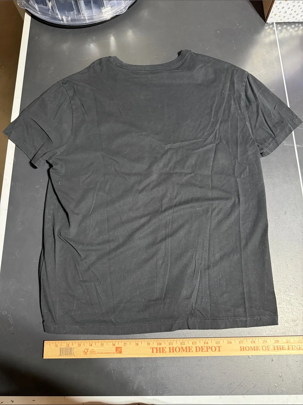 Polo by Ralph Lauren Black Crew Neck Tee with Red Pony